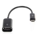 OTG Micro USB Cable Adapter - Black. 