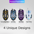 Immersive Gaming Experience With Multicolor Lighting Gaming Mouse - Enhance Your Gaming Sessions With Vibrant Lighting Effects - Gaming Mouse. 