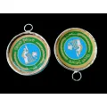 Cricket, Football Medal Gold Color - Celebrate Your Victories With These Gold-Colored Cricket And Football Medals, Perfect For Award Ceremonies. 