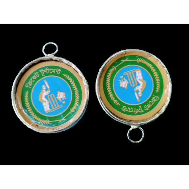 Cricket, Football Medal Gold Color - Celebrate Your Victories With These Gold-Colored Cricket And Football Medals, Perfect For Award Ceremonies