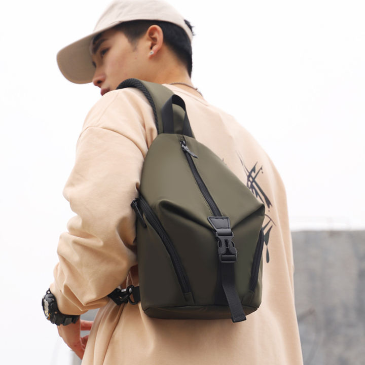 Shengxilu%20Men's%20Chest%20Bag%20Fashion%20Small%20Shoulder%20Bag%20Korean%20Simple%20Casual%20One%20Shoulder%20Crossbody%20Bag%20Outdoor%20Running%20Close-fitting%20Chest%20Bag%20-%20Image%202