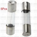 5Pcs- Fast Blow Type AC 250V 15A F25AL250V Glass Fuses Tubes Size 5x20mm Fast Acting Glass Tube Fuse 15 Amp.