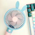 Cute Mini Fan 3-Speed Mini Fan (USB Rechargeable) - Travel-Ready Pocket Fan. 