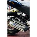 Yamaha FZ-S V2/V3 silencer guard stainless still BOX padani silencer cover. 