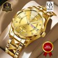 BINBOND 2521 Men’s Luxury Stainless Steel Fashion Business Watch Luminous Dial Calendar Quartz Wrist Watch.