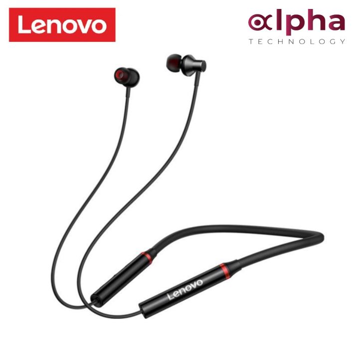 Lenovo Wireless Headsets He05 Sport Earphones Magnetic Hanging Bluetooth 5.0 Call Noise Reduction 8 Hours Music Control