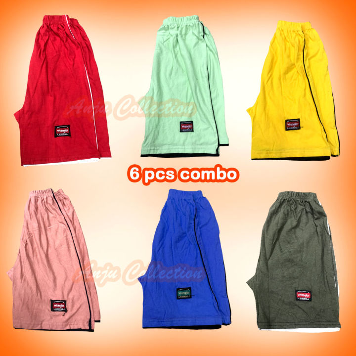 Boy Half pant by any color (6 Pes Combo)