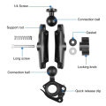 For Sports Camera Motorcycle/Bike Handlebar Mount Multifunctional and Convenient Riding Accessories PU909B.