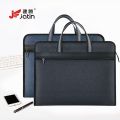 Customized Portable Document Bag Canvas Double-Layer Large Capacity Information Bag Conference Business Briefcase WaterprooflogoPrinting. 