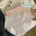 Physiological Underwear Girls Cotton Crotch Menstrual Period Leak-Proof Period Mid Waist Classic Cotton Protective Briefs. 