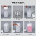 Portable Air Humidifier Ultrasonic 260ML Mini Car Humidifier Aromatherapy Diffuser Sprayer USB Essential Oil Atomizer LED Lamp. 