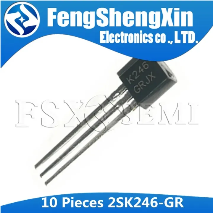 10pcs 2SK246-GR TO92 2SK246 K 246 TO-92 2SK246-Y Channel amplifier effect transistor IC