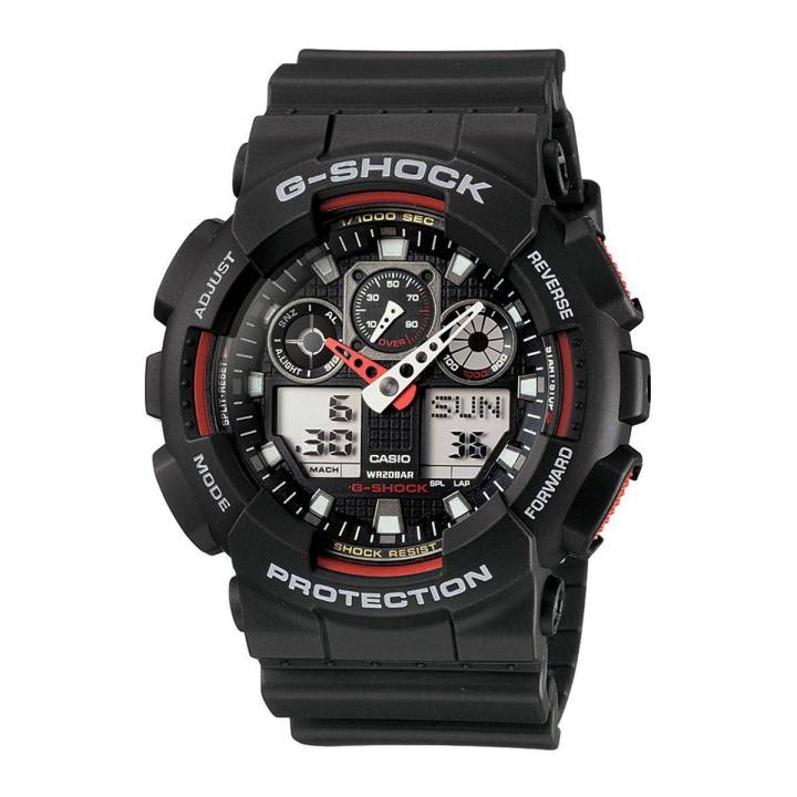 Casio G-Shock GA-100-1A4DR Analog-Digital Watchfor Men -Black