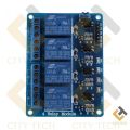 12V Relay Module DC 12V Four Channel Isolated Relay Control Module With Screw Terminal For Arduino 4 Channel DC12V With Optocoupler Protection.