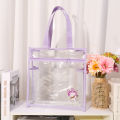 Portable PVC Exam Specific Bag Tote Satchel Handbag for Student Large Capacity Clear Bag File Handbag.