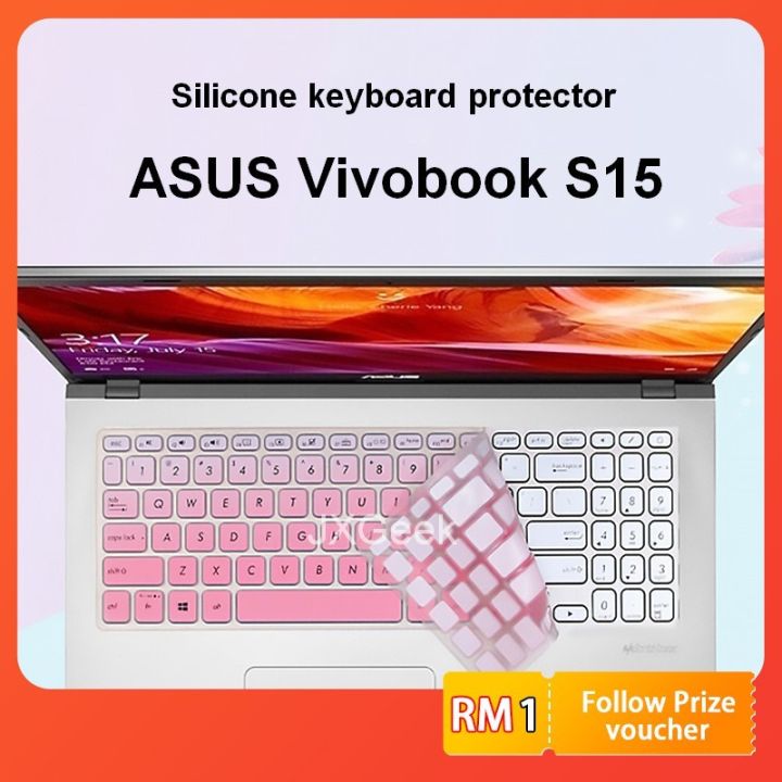 Keyboard%20Cover%20Protector%20ASUS%20Vivobook%20S15%20J%20M%20F%20J%20M%20X515%20M509D%20S530F%20M515%20X509%20M515D%20S530U%20S5300U%20ASUS%2015.6%20Inch%20Soft%20Ultra-thin%20Silicone%20Cover%20Laptop%2015.6''%20-%20Image%203