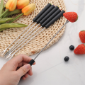 Barbecue Skewers with Handle,Grill Fork for BBQ Camping Cookware Campfire Grill Cooking, Camping Stove BBQ Tools.