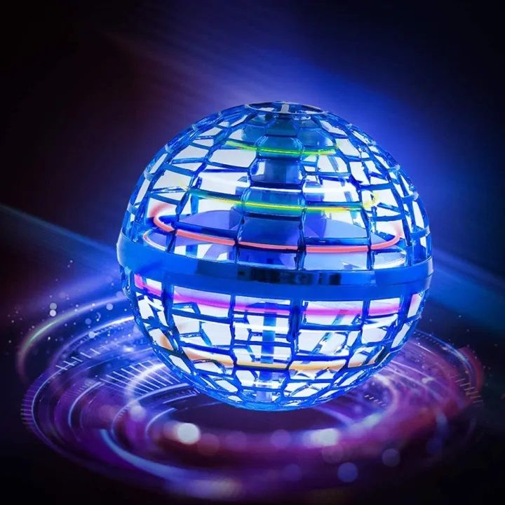 Flying Magic Ball Toys Led Magic Hand Controlled Spinner 360° Rotating Toy play