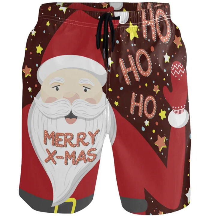 Santa%20Claus%20Xmas%20Graphic%20Beach%20Shorts%203D%20Merry%20Christmas%20Printing%20Board%20Shorts%20Fashion%20Mens%20Swim%20Trunks%20Pants%20Hombre%20Y2k%20Pants%20-%20Image%202