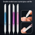 1PC Crystal Glass Nail File Cuticle Pusher Nail Manicure Stick Precision Cuticle Remover Pedicure Manicure Nails Accessories Yao Store.
