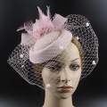 Fascinators Hats Pillbox Hat Cocktail Tea Party Headwear with Veil for Girls and Women. 