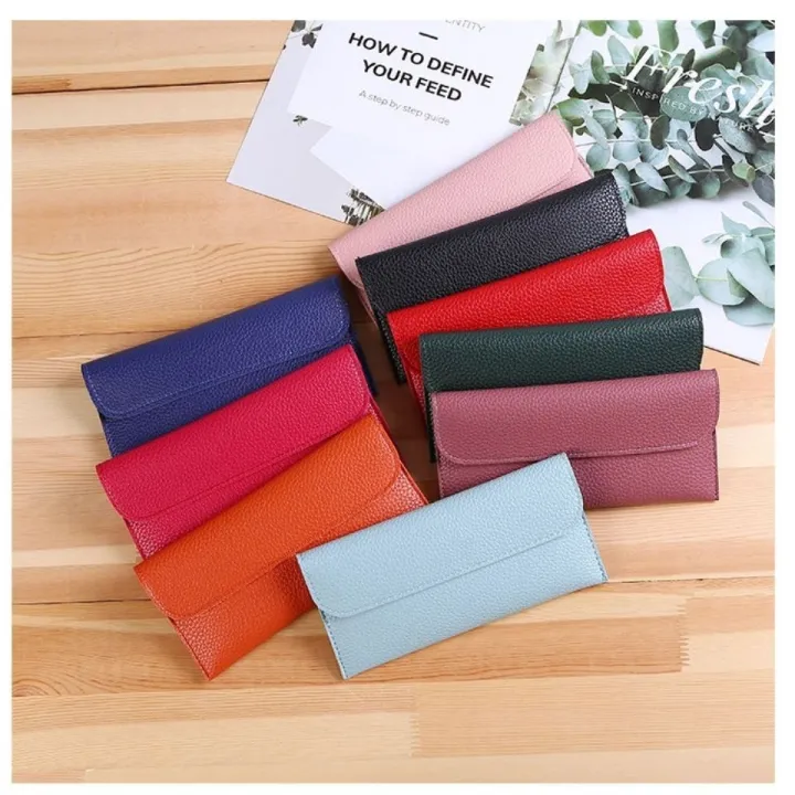 Soft%20bag%20women's%20buckle%20Long%20Wallet%20multi%20card%20thi%20Soft%20Bag%20Women's%20Buckle%20Long%20Wallet%20Multiple%20Card%20Slots%20Thin%20Clutch%20Women's%20Casual%20Trend%20Mobile%20Phone%20Bag%20-%20Image%205
