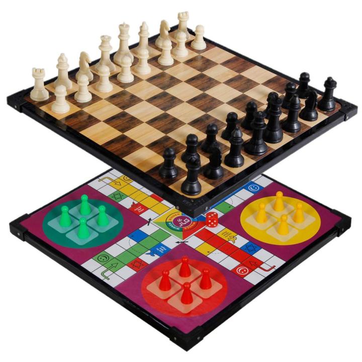 Light Weighted Chess-Ludo 2 in 1 Board Game for All | Daraz.com.bd