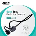 Geeoo NB-1000 Open Ear Bone Conduction Earphone with BT V5.2 and 10H Music Time. 
