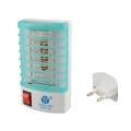 Electric Mosquito Killer Lamp - Sky Blue and White. 