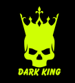 Dark king sticker for bike. 