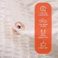 Hijab Magnet  Set (2pcs) | No-Pin Scarf Clip | Strong Round Magnetic Holder. 
