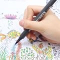 STA Aquarelle Dual Tip Fine Liner Brush Pen Non-Toxic Water Based Ink 36 pcs.