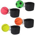 Kids Toys Bouncy Finger Band Ball Elastic Rubber Ball For Wrist Exercise Hand Finger Stiffness Relief Wrist Bounce Ball Outdoor. 