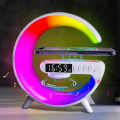 15W Multifunction Wireless Charger Pad Stand Speaker TF RGB Night Light Fast Charging Station for iPhone Samsung Xiaomi Huawei. 