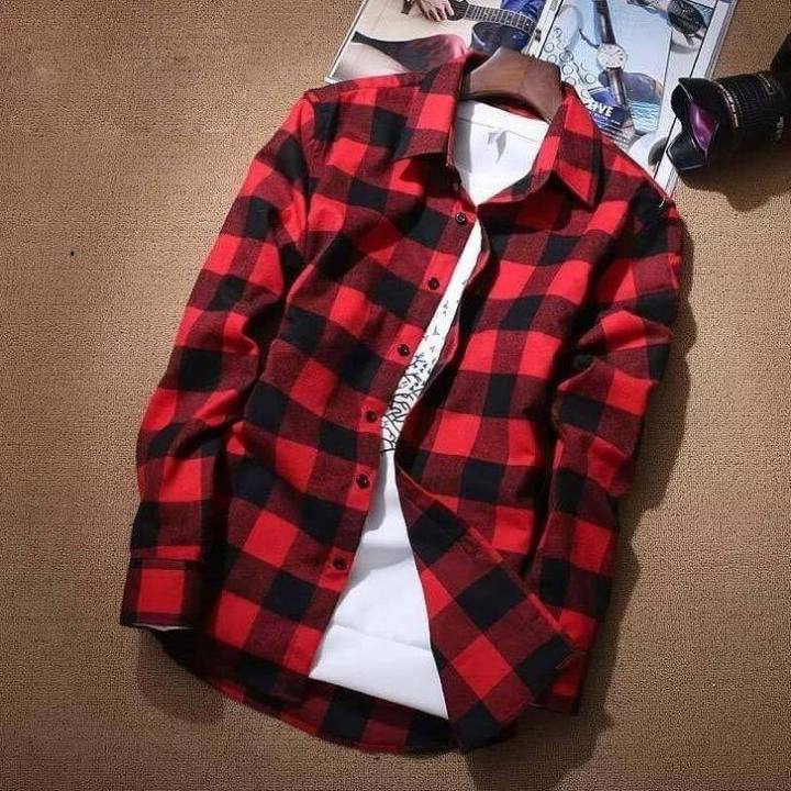 Men's%20Casual%20Check%20Shirts%20Trendy%20Men's%20Stylish%20And%20Fashionable%20Long%20Sleeve%20Smart%20Looking%20Fashion%20Shirts%20-%20Image%202