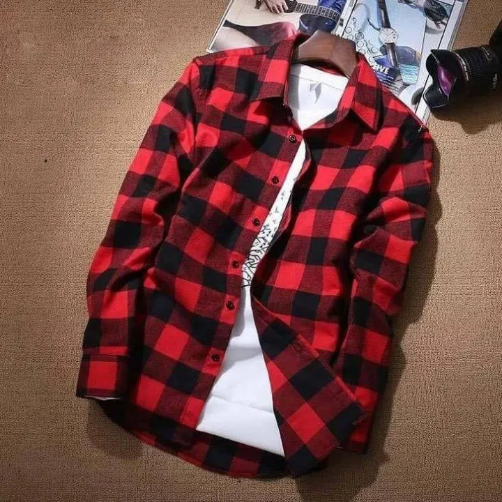 Men's%20Casual%20Check%20Shirts%20Trendy%20Men's%20Stylish%20And%20Fashionable%20Long%20Sleeve%20Smart%20Looking%20Fashion%20Shirts%20-%20Image%202