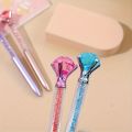 4pcs Large Crystal Diamond Gel Pens Christmas Gift Shiny Ballpoint Pen Black Ink Pens Suitable For School Office Accessories.