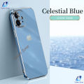 For Apple iPhone 12 Luxury 6D Plating Soft Casing Silicone Square Frame Phone Cover Shiny Bling Phone Case For iPhone 12 Back Cover.