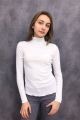 Women’s High neck sweater (White). 