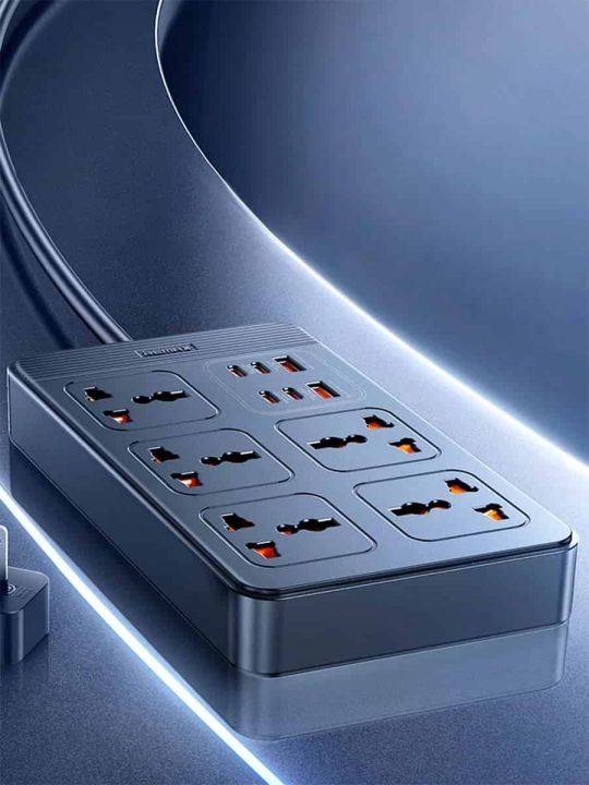 Remax%20RP-U195%20Power%20Strip%20Adapter%202A+4C+5%20Sockets%202500W+30W%20Wire%20Length%201.5m%20(EU%20Plug)%20-%20Image%202