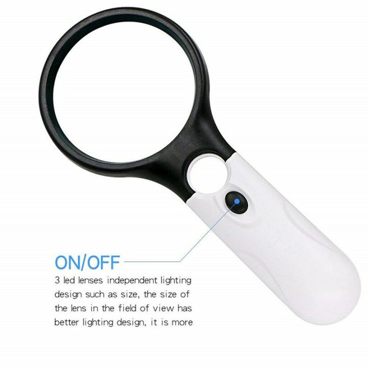 3LED%20Light%2045X%20Handheld%20Magnifier%20Reading%20Magnifying%20Glass%20Lens%20Jewelry%20Loupe%20-%20Image%206