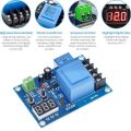Digital Display Battery Charge Control Module Self Power Adjustable 12V-72V Battery Upper & Lower Cut Protection Board Similar XH-M602 XH-M633 XH-M631.