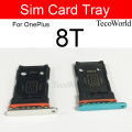 For OnePlus 8/8T/8Pro, OnePlus 9/9R/9Pro/9RT Single / Dual Nano Sim Card Tray Holder Sim Adaptor With Free Sim Ejector Pin Replacement Part. 