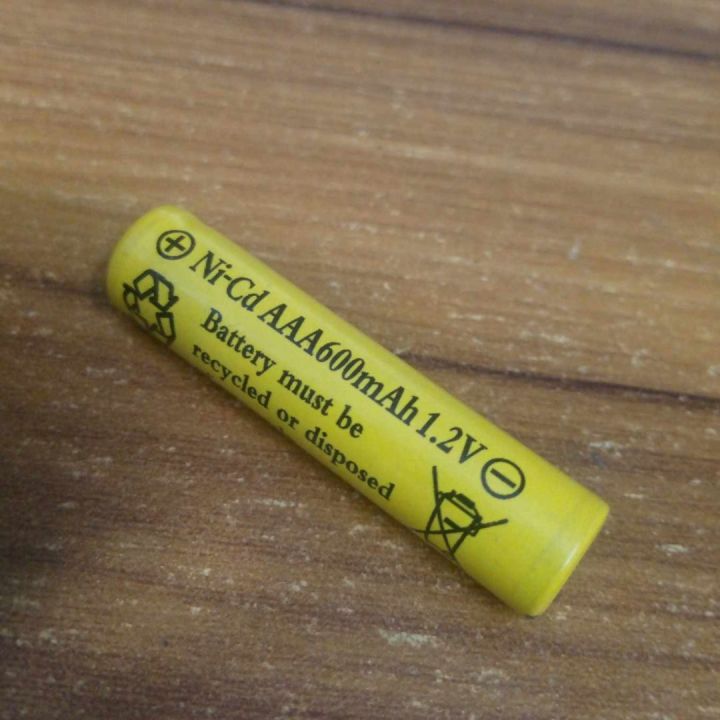 AAA 1.2V 600mAh Ni-CD Rechargeable Triple A Battery For Electric Toy Remote Control Car RC TV Remote Cordless Phone NiCd Batteries