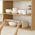 Kitchen storage rack, cabinet storage rack, countertop layered multifunctional seasoning rack, household shelf. 