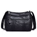 Middle-aged women's bag, mother's bag, women's store, multi-compartment, crossbody bag, large-capacity soft leather bag, cross-body business, collection wallet.
