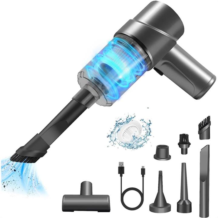 Handheld Vacuum Cordless Gray 6000PA Powerful Car Vacuum