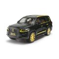 Lexus M929X SUV Off Road Diecasts 1:24 Alloy Car Luxurious Simulation Toy Vehicles Metal Car 6 Doors Open Model Car Sound Light Toys For Gift.