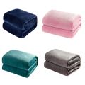 Factory Direct Thickened Coral Fleece Blanket Gift Blanket Plain 1.8 Falai Fleece Blanket Wholesale 2 Meter Bed Sheets.