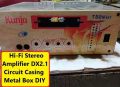 Hi-Fi Stereo Amplifier DX2.1 Circuit Casing Metal Box DIY.